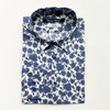 Marco Azzali 白底蓝色印花长袖衬衫 C3805600 商品缩略图0