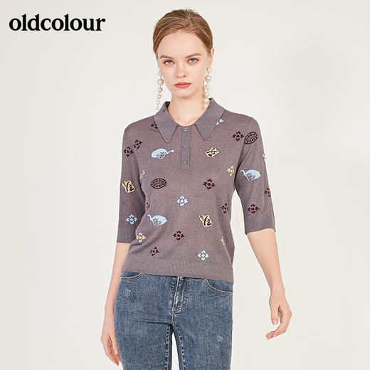 oldcolour2021春季套头衫女N13052308 商品图5