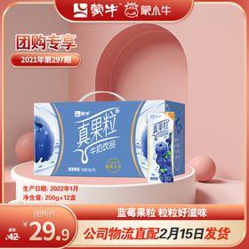 真果粒蓝莓果粒康美苗条装250g×12盒