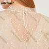 oldcolour春季新款百搭内搭蕾丝气质长袖套头衫女N11013127 商品缩略图1