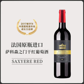 萨科森之门/SAXE 法国原瓶进口干红葡萄酒 750ml