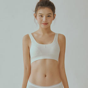 都市丽人内衣少女三步优选超薄提花无钢圈3/4杯针织内衣LB26F3