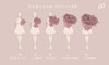 冷美人 19枝紫玫瑰＋3朵郁金香花束 商品缩略图4