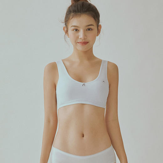 都市丽人内衣少女三步优选超薄棉质无钢圈3/4杯针织内衣LB26F6 商品图0