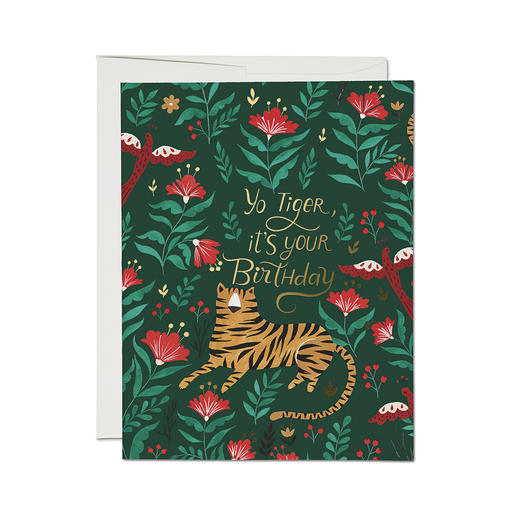 北京仓｜Red Cap Cards-Tiger-虎虎【生】威 贺卡［美国设计师］ 商品图0