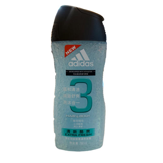 阿迪达斯男士功能型香波沐浴露—清新酷爽250ml 商品图0