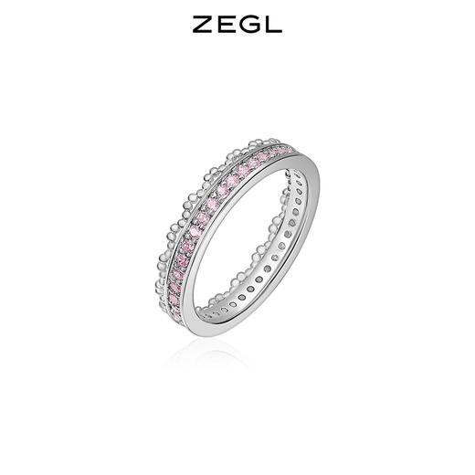 ZEGL设计师爱心戒指女设计小众高级冷淡风LOVE指环轻奢精致食指戒 商品图1