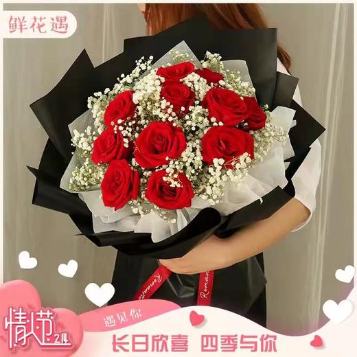 满眼是你 11朵红玫瑰+满天星 【NB】 商品图0