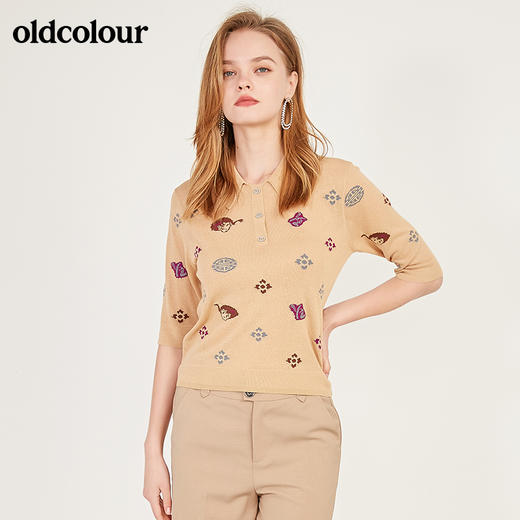 oldcolour2021春季套头衫女N13052308 商品图1
