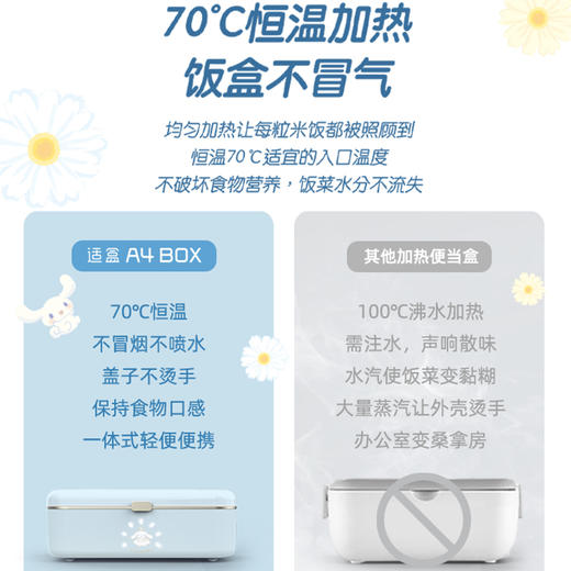 【已下架】适盒A4BOX 玉桂狗联名款免注水加热饭盒[福利品] 商品图4