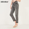 oldcolour春季新品时尚百搭显瘦水洗牛仔长裤女N13113327 商品缩略图1