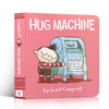 英文原版绘本 Hug Machine 爱抱抱的小机器人 拥抱的力量 纸板书 图画书 名家Scott Campbell 爱的给予 商品缩略图0