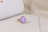天然紫翡戒指   镶嵌：18K金镶钻 商品缩略图0