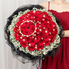 52朵玫瑰花束送女朋友老婆暗恋对象告白纪念日求婚女神节520七夕情人节中秋节圣诞节 商品缩略图2