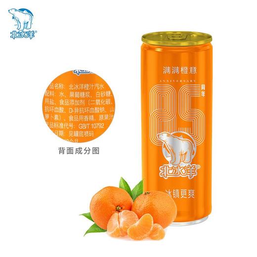 北冰洋橙汁拉罐汽水330ml 商品图1