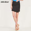 oldcolour春季纯色时尚百搭褶皱设计感短裙N13061342 商品缩略图3