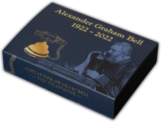 【现货】镀金可旋转！贝尔逝世百年银币 商品图6