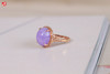 天然紫翡戒指   镶嵌：18K金镶钻 商品缩略图2
