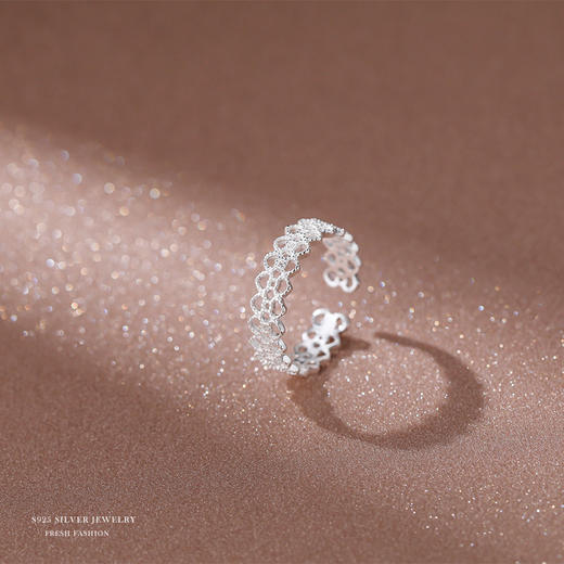 子佩集【交织】S925银戒指【YXS-K1031】 商品图2