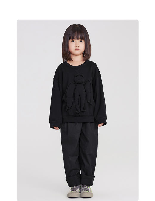 江南布衣婴童  22年春装新品无帽套头卫衣  1MB401210 商品图12