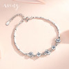 Winy999足银花朝手链送女友闺蜜节日生日礼物 商品缩略图0
