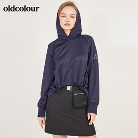 oldcolour春季纯色时尚宽松长袖T恤女N12023237