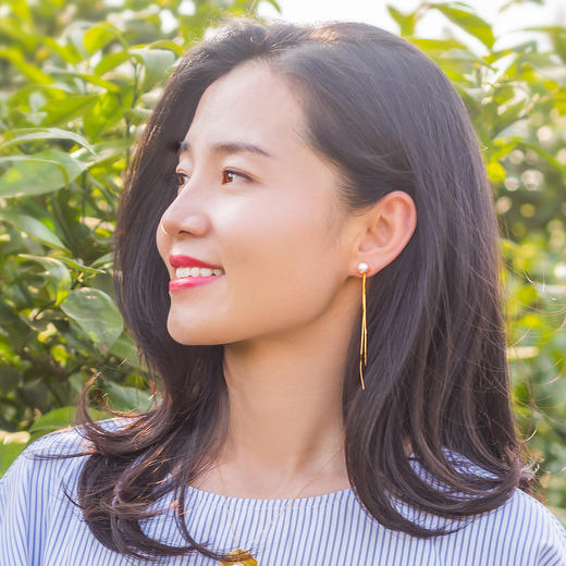 蒂慕珍珠 经典作品 18K金流苏耳链 （不含珍珠耳钉） 商品图0