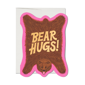 北京仓｜Red Cap Cards-Bear Hugs-大大熊抱 贺卡［美国设计师］