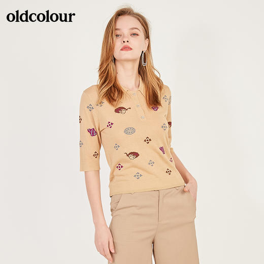 oldcolour2021春季套头衫女N13052308 商品图0