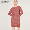 oldcolour春季新款休闲气质百搭内搭圆领针织连衣裙N11106145 商品缩略图1