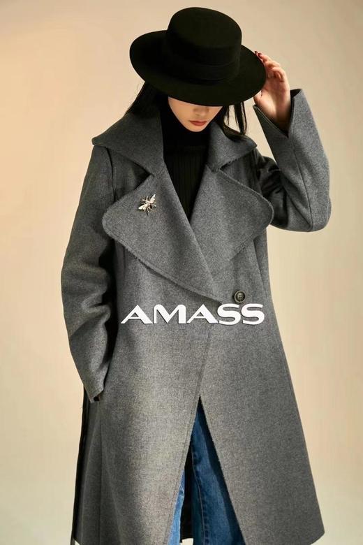 3楼阿玛施AMASS灰色大衣 商品图4