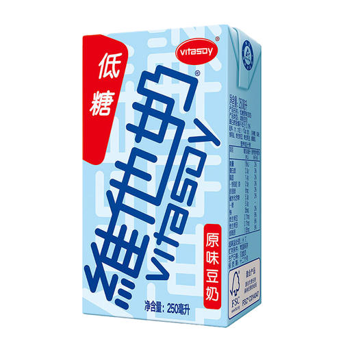 维他奶250ml/盒（原味豆奶/低糖豆奶/燕麦奶） 【口味选1】 商品图2