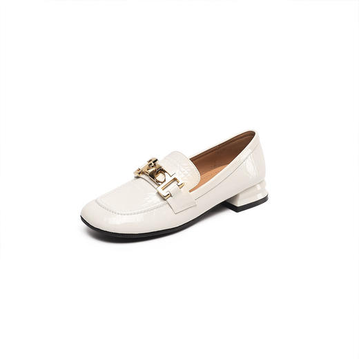 西村名物2022年专柜同款复古一脚蹬英伦JK乐福鞋女单鞋X22AM17411 商品图3