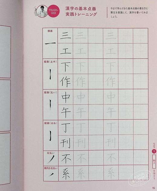 预售 【中商原版】3大坏习惯也能改善 日语字体矫正字帖 日文原版 美文字クリニック練習帳 3大クセ字も劇的改善! 商品图7