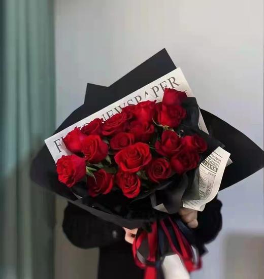 【BH】【KR】长长久久 19朵红玫瑰花束 商品图0