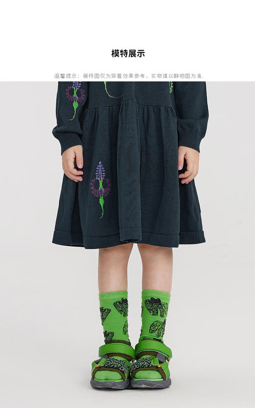 江南布衣童装男女童袜子儿童2022春装新款6MBN21100 商品图3