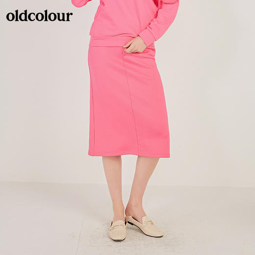 oldcolour春季新款休闲中长款舒适百搭卫衣裙N11063179 商品图5