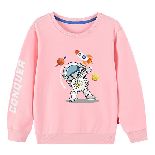 【买一送一】春秋款儿童卫衣 儿童圆领套头纯棉卫衣 柔软亲肤  舒适透气 易打理 男童女童可穿 商品图6