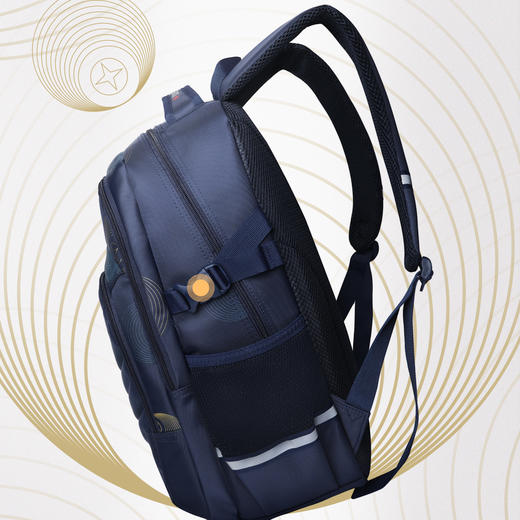 联众书包小学生书包4-6年级 耐磨大容量学生书包BA5809 商品图3