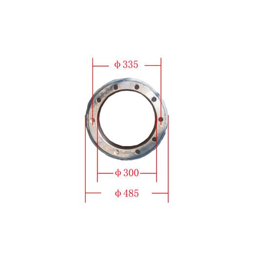 制动鼓赛夫CBX25鼓刹圆轴大轮端 SAF01064030400 商品图1