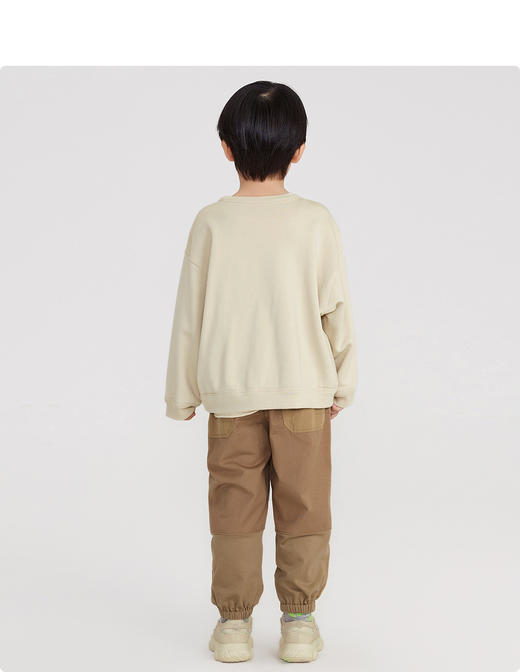 江南布衣婴童  22年春装新品无帽套头卫衣  1MB401210 商品图6