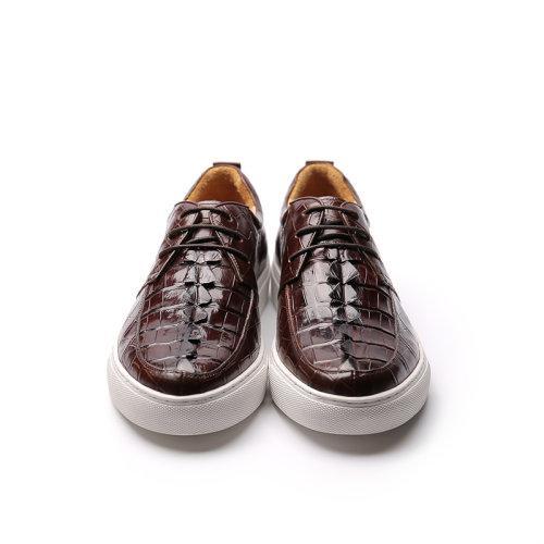 【21春夏新品】UROK新款鳄鱼皮男士防滑耐磨休闲板鞋个性时尚潮流男鞋 商品图2