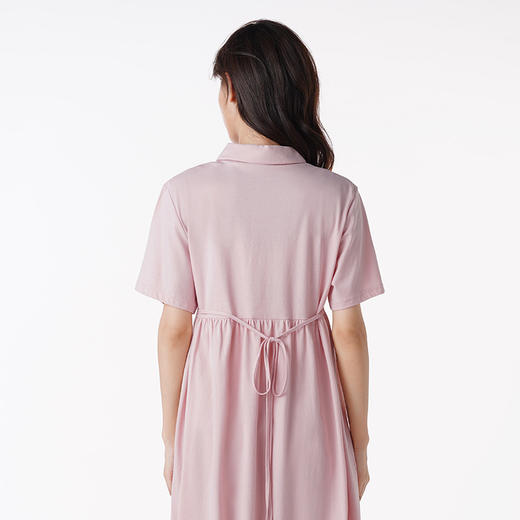 都市丽人女士棉质孕哺裙32支棉单面薄短袖裙睡衣LH2CA2 商品图2