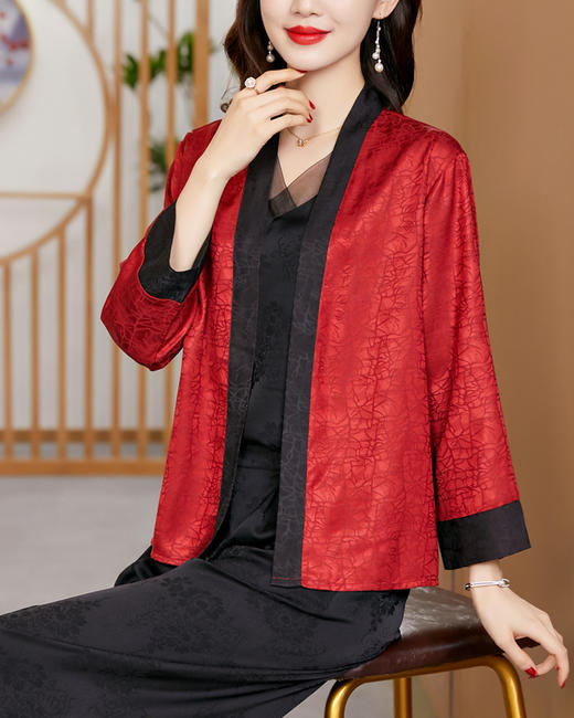 MZ 80026披肩短外套开衫外搭薄上衣 商品图1