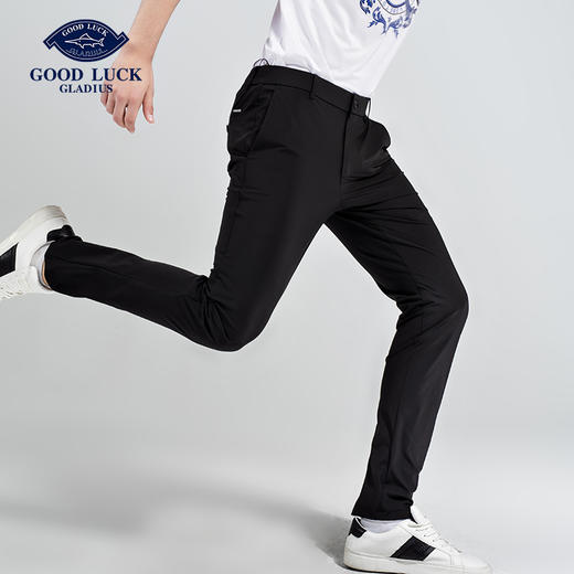 GOOD LUCK/德鲨超弹舒适柔软百搭针织休闲裤LY17411 商品图2