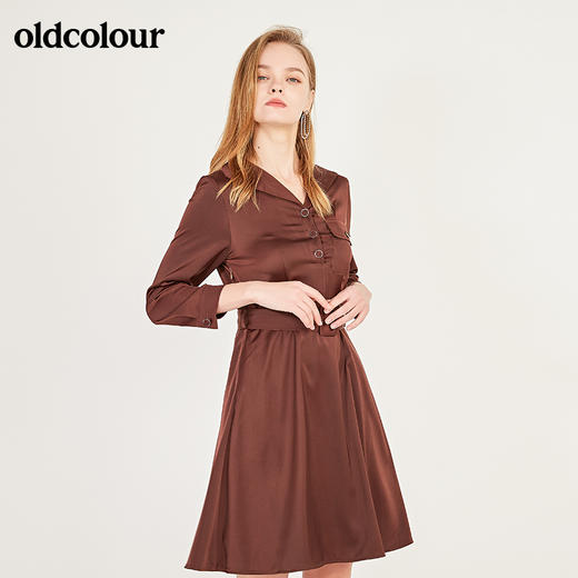 oldcolour2021春季长袖连衣裙N13103156 商品图3