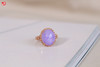 天然紫翡戒指   镶嵌：18K金镶钻 商品缩略图3