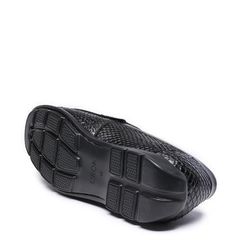 UROK定做进口蟒蛇豆豆鞋定制男士驾车手工皮鞋休闲乐福鞋 商品图9