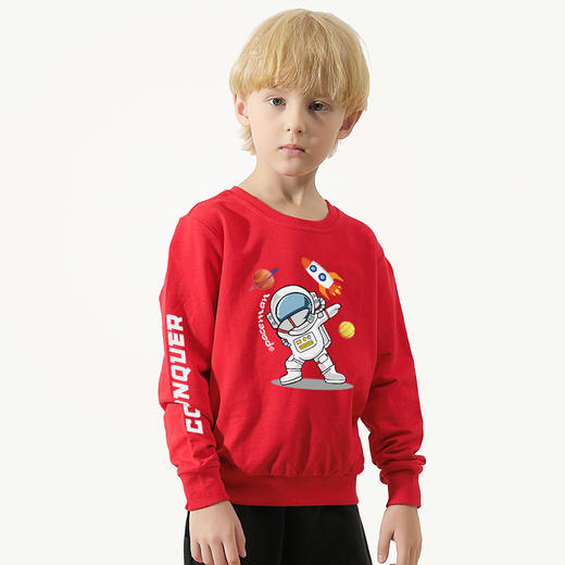 【买一送一】春秋款儿童卫衣 儿童圆领套头纯棉卫衣 柔软亲肤  舒适透气 易打理 男童女童可穿 商品图1