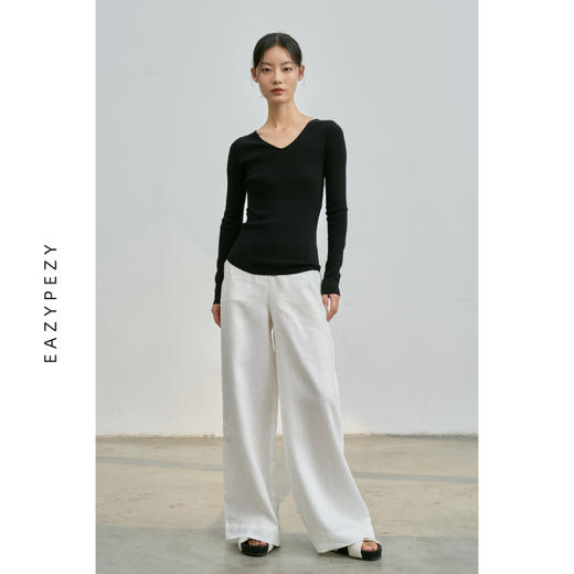 酒杯领万能针织打底衫 商品图2